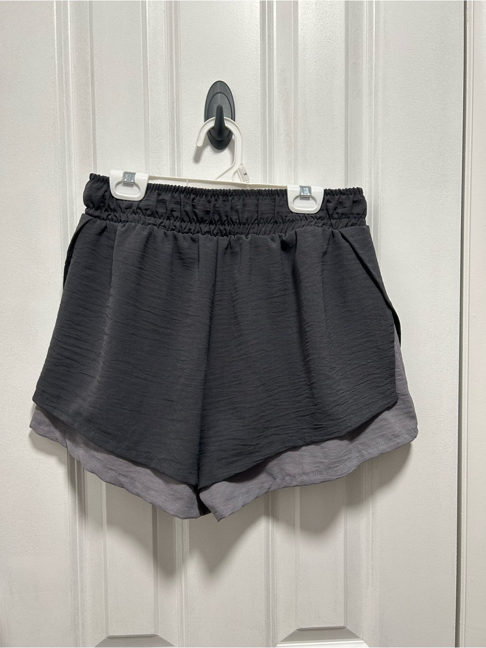 3 pack Athletic Shorts - gray, blue, pink - Picture 15 of 15